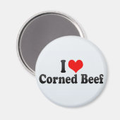 Ik hou van corned beef magneet (Voorkant / Achterkant)