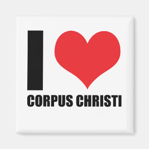 Ik hou van Corpus Christi Magneet