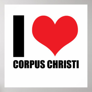 Ik hou van Corpus Christi Poster