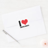 Ik hou van Corpus Christi Vierkante Sticker (Envelop)