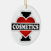 Ik hou van cosmetica keramisch ornament (Rechts)