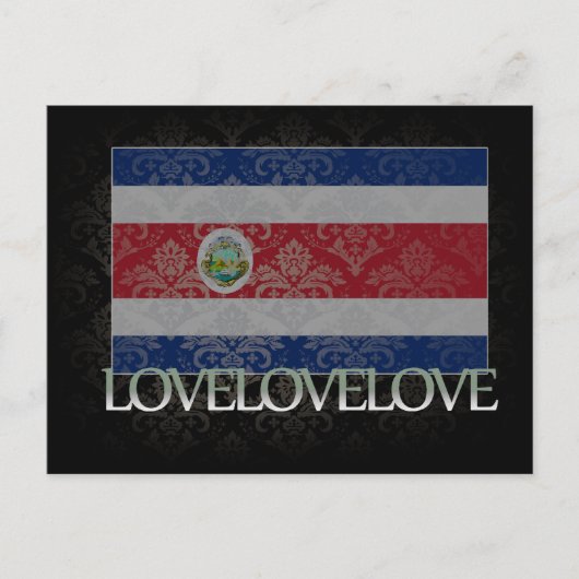 Ik hou van Costa Rica Cool Briefkaart (Voorkant)