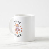 Ik hou van Cougar Cool Design Koffiemok (Voorkant links)