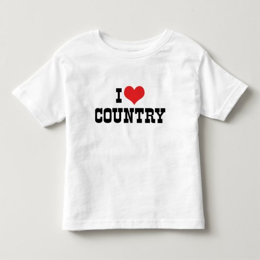 Ik Hou Van Country T-Shirt (Voorkant)
