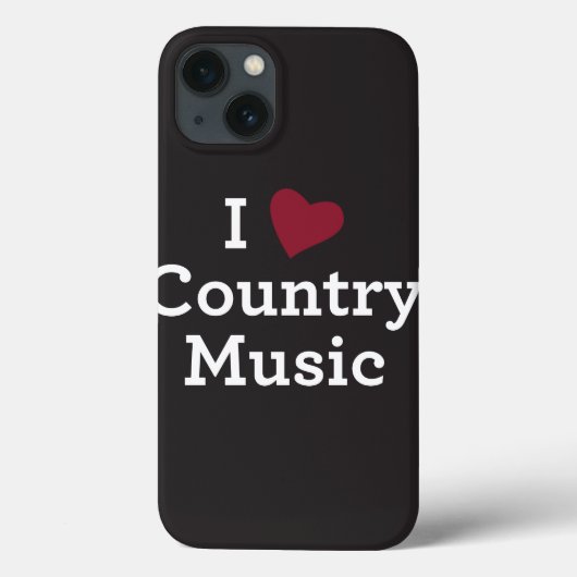 Ik hou van countrymuziek Case-Mate iPhone case (Achterkant)