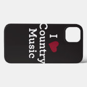 Ik hou van countrymuziek Case-Mate iPhone case (Achterkant (horizontaal))