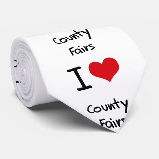 Ik hou van County Fairs Stropdas (Opgerold)