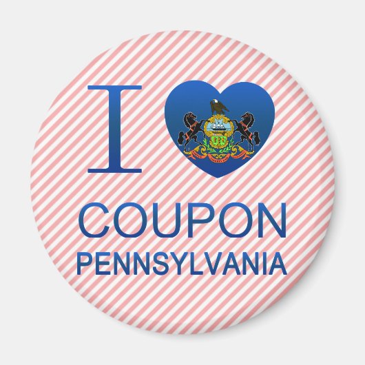 Ik hou van Coupon, PA Magneet (Voorkant)