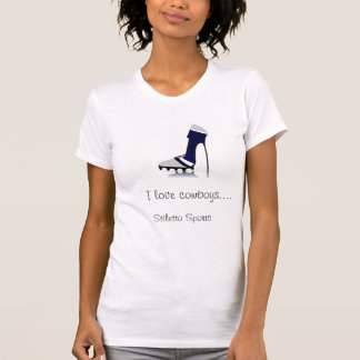 Ik hou van Cowboys Custom Football T-shirt