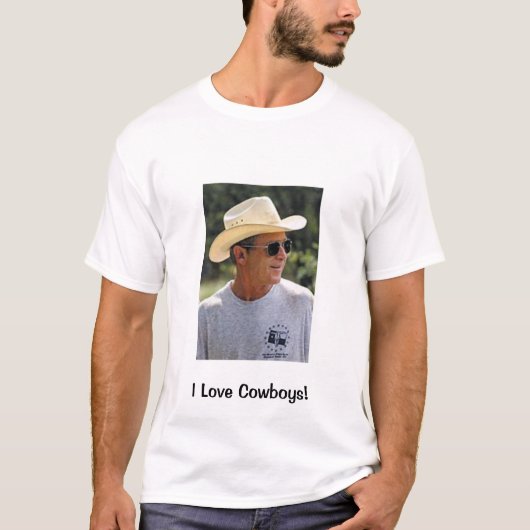 Ik hou van Cowboys en George Struik T-shirt (Voorkant)
