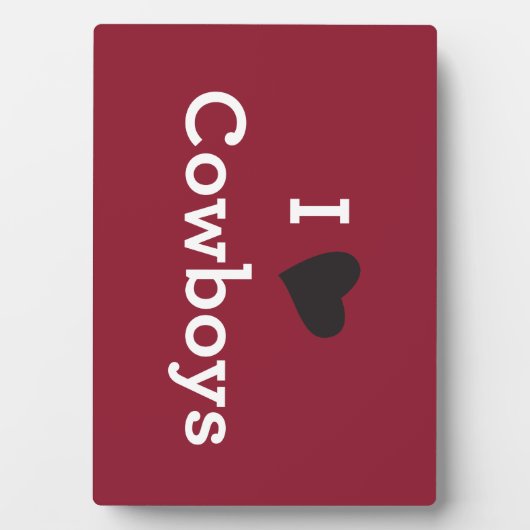 Ik hou van Cowboys Fotoplaat (voorkant)
