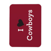 Ik hou van Cowboys Magneet (Verticaal)
