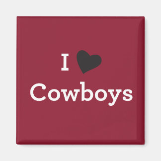 Ik hou van Cowboys Magneet