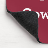 Ik hou van Cowboys Muismat (Hoek)