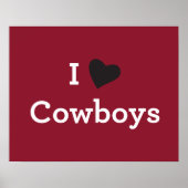 Ik hou van Cowboys Poster (Voorkant)