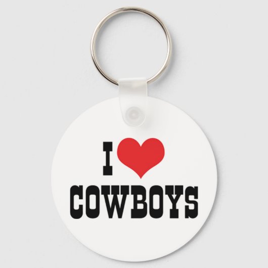 Ik hou van Cowboys Sleutelhanger (Voorkant)