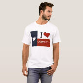 Ik hou van Cowboys T-shirt (Voorkant volledig)
