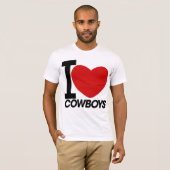 Ik hou van Cowboys t-shirt (Voorkant volledig)