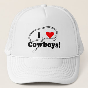 Ik hou van Cowboys T-shirts en cadeautjes. Trucker Pet