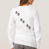 Ik hou van Coyotes Tracks Animal Shirt (Achterkant)