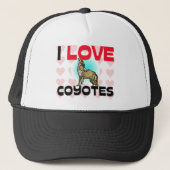 Ik hou van Coyotes Trucker Pet (Voorkant)