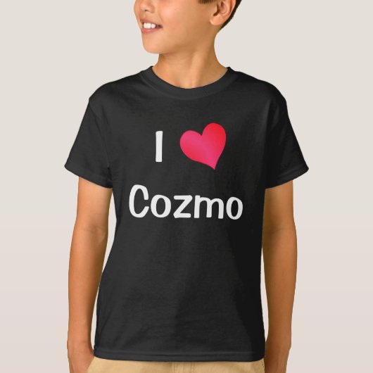 Ik hou van Cozmo T-shirt (Voorkant)