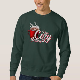 Ik hou van Cozy Season White Script Trui