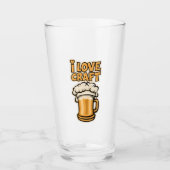 Ik hou van Craft Beer Glas (Voorkant)