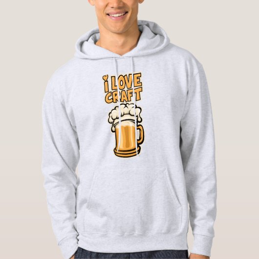 Ik hou van Craft Beer Hoodie (Voorkant)