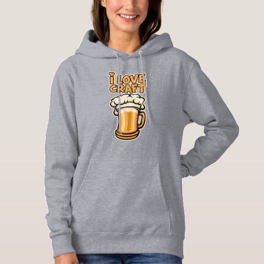 Ik hou van Craft Beer Hoodie (Voorkant)