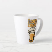 Ik hou van Craft Beer Latte Mok (Rechterhoek)