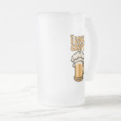 Ik hou van Craft Beer Matglas Bierpul (Voorkant rechts)