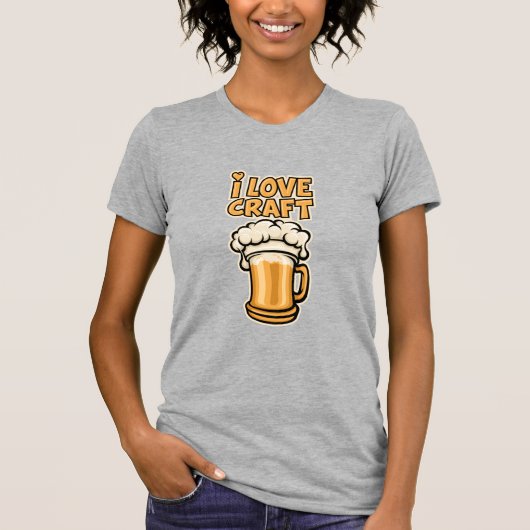 Ik hou van Craft Beer T-shirt (Voorkant)