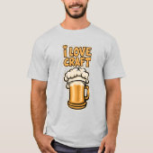 Ik hou van Craft Beer T-shirt (Voorkant)