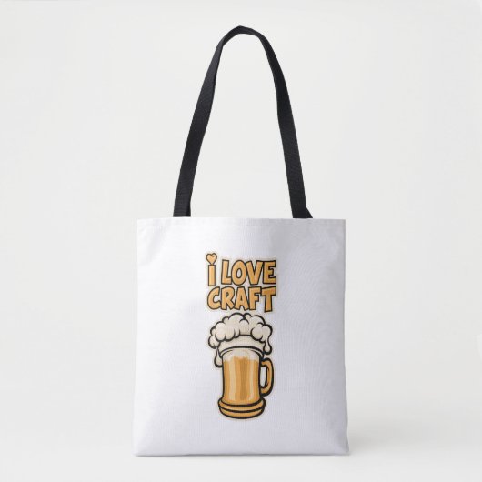 Ik hou van Craft Beer Tote Bag (Voorkant)
