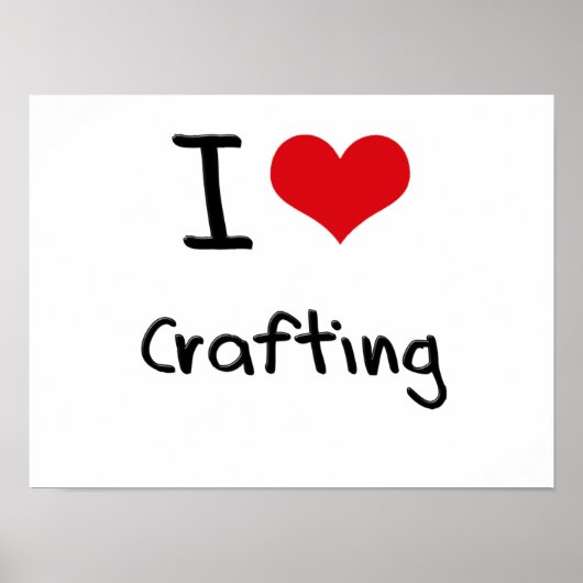 Ik hou van Crafting Poster (Voorkant)