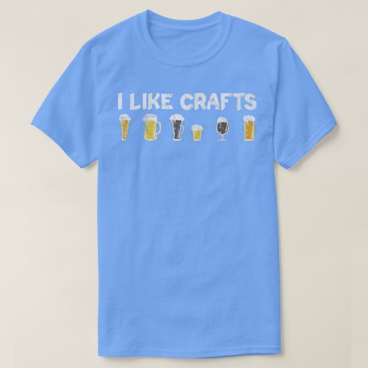 Ik hou van Crafts Beer Drink T-shirt (Design voorkant)