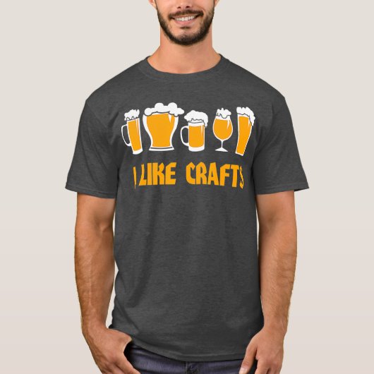 Ik hou van Crafts Beer Lover T-shirt (Voorkant)