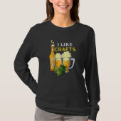 Ik hou van Crafts Beer Microbrew Hops 2 T-shirt (Voorkant)