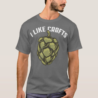 Ik hou van Crafts Craft Beer Gift Beer Drink T-shirt