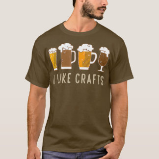 Ik hou van Crafts Gift Idee voor Craft Beer Lover T-shirt