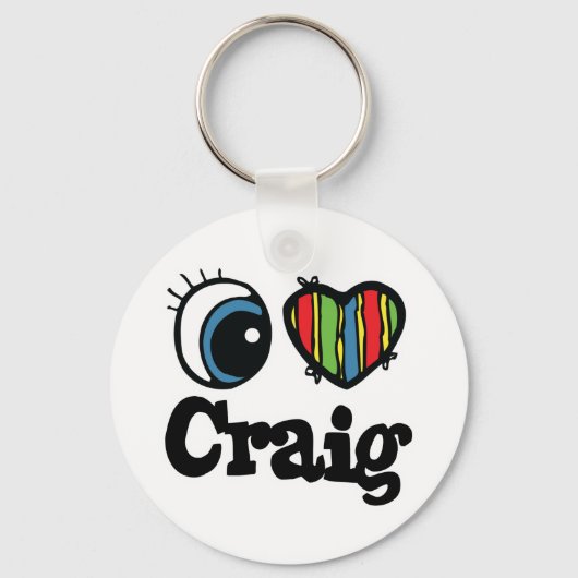 Ik hou van Craig Sleutelhanger (Voorkant)