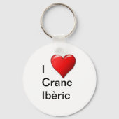 Ik hou van Cranc Ibèric Sleutelhanger (Voorkant)