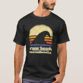 Ik hou van Crane Beach Massachusetts Ocean Wave MA T-shirt (Voorkant)