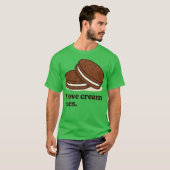 Ik hou van Cream Pies T-shirt (Voorkant volledig)