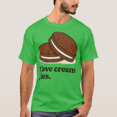 Ik hou van Cream Pies T-shirt (Voorkant)