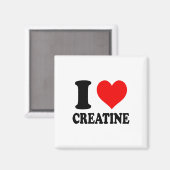 Ik hou van Creatine Magneet (Voorkant / Achterkant)