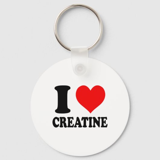 Ik hou van Creatine Sleutelhanger (Voorkant)