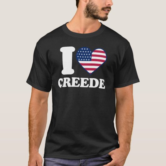 Ik hou van Creede in het hart van Creede T-shirt (Voorkant)