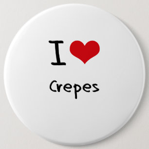 Ik hou van Crepes Ronde Button 6,0 Cm